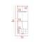 Tuhome Fraktal Corner Bar Cabinet, Ten Built-in Wine Rack, Two Shelves, Double Door, Dark Oak/Pine BHM7771 - alternate 4